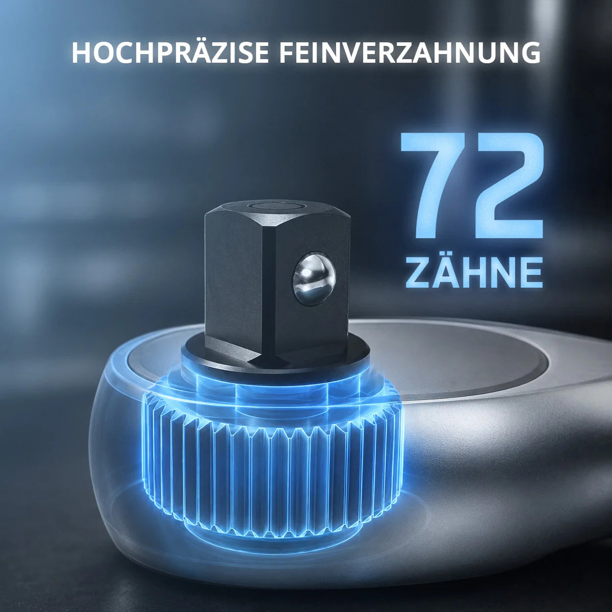 Llave dinamométrica digital STAHLWERK 3-200 Nm montaje 1/2" | 72 dientes | 510 mm | con certificado de calibración | carraca reversible | llave de carraca | carraca | pantalla LED y caja de transporte