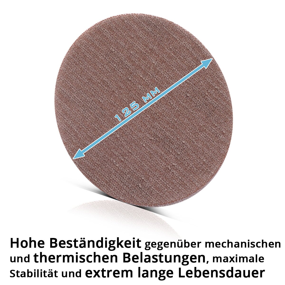 STAHLWERK Druckluft Exzenterschleifer DES-125 ST mit 14er Set Gitternetz-Klett-Schleifscheiben P60-P320 Druckluftschleifer mit 125 mm Schleifteller | Poliermaschine mit Absaugsystem und Staubsack