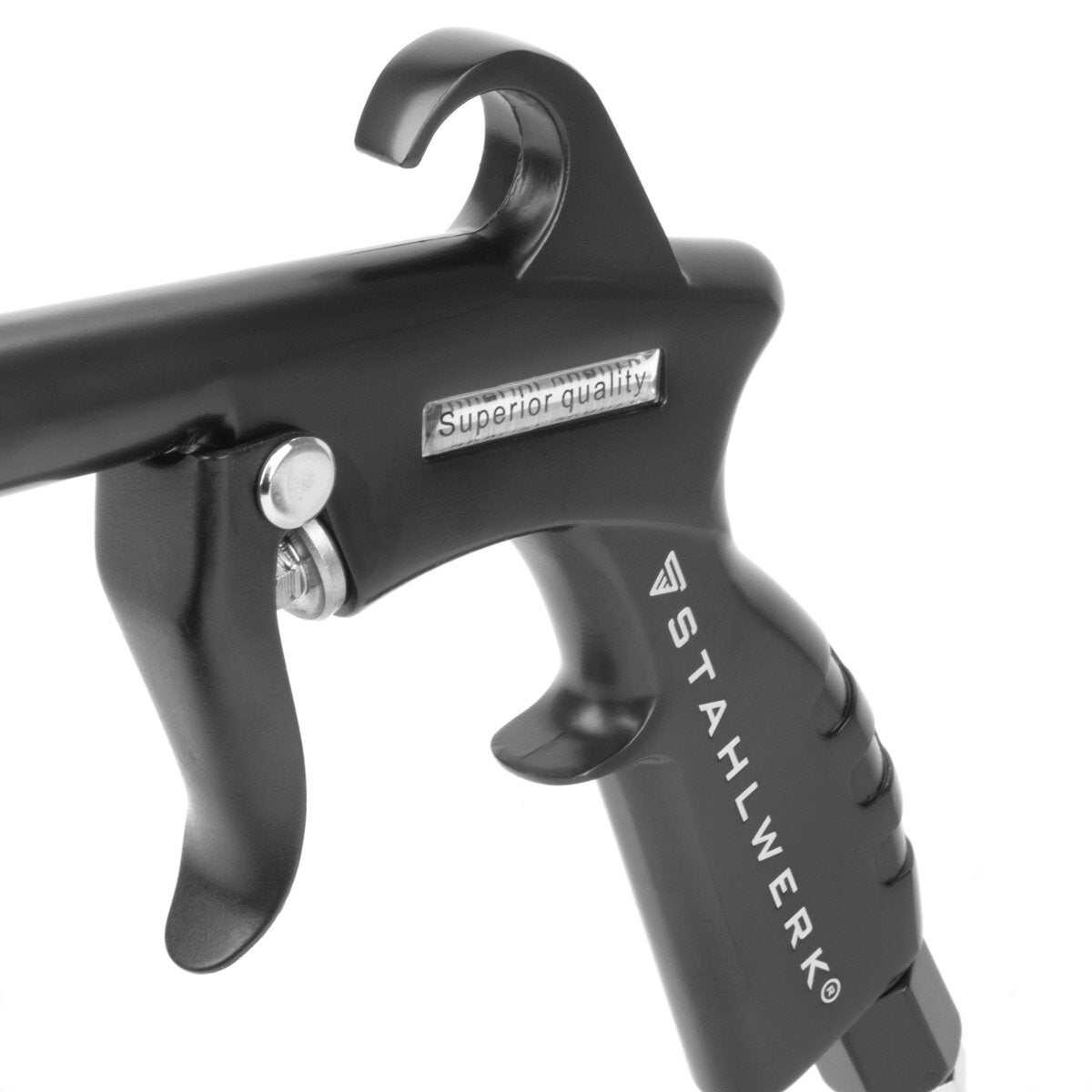 STAHLWERK compressed air cleaning gun RP-93 ST | Professional compressed air cleaner for effective car washing and cleaning various surfaces | Blow gun for vehicle preparation with removable 1 liter container