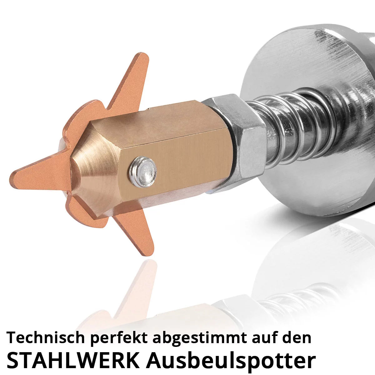 STAHLWERK 2 x Elektrodenhalter für Ausbeulsterne, Smart Repair Zubehör für Ausbeulspotter / Dellenlifter / Punktschweissgerät / Ausbeulwerkzeug zur professionellen Reparatur von Kfz Karosserien