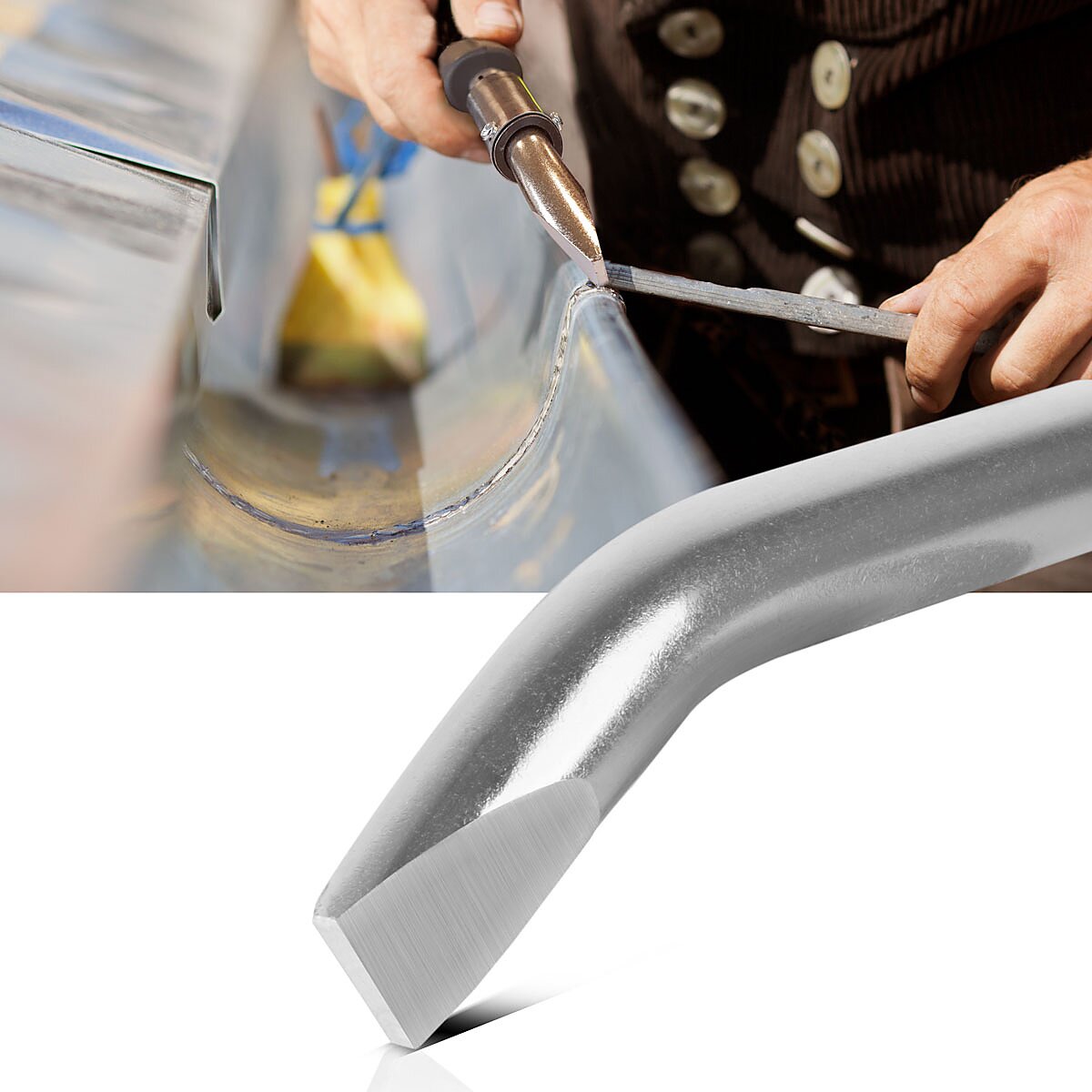 Punta saldante STAHLWERK | Punta per saldatore, lunghezza 115 mm e diametro 18 mm, punta di ricambio curva per saldatore | Attrezzature per saldatura | Stazioni di saldatura | pistole per saldatura