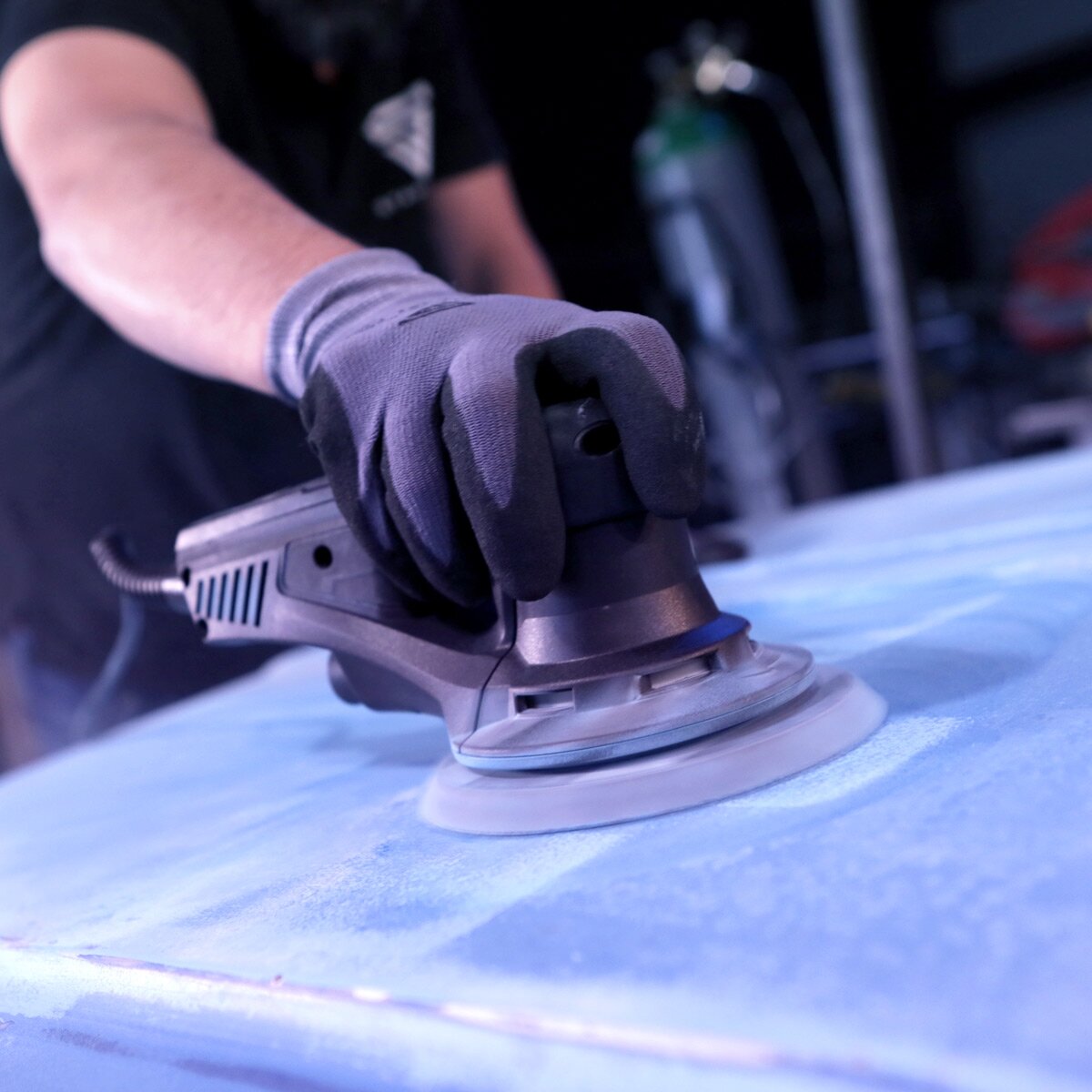 STAHLWERK ES-150 ST Kompakter Brushless Exzenterschleifer / Handschleifer mit 350 Watt nur 1,3 kg
