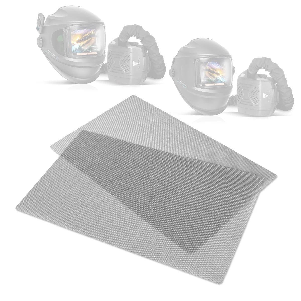 Pare-étincelles STAHLWERK pour unité de soufflage, jeu de 2 | Système de filtration pour casques de soudage à air frais | Accessoires filtrants pour masques de soudage MASTER AIR et BOOSTER AIR | Système PAPR