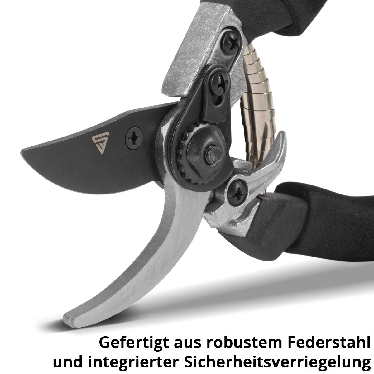STAHLWERK garden scissors made of spring steel rose scissors | Vine shears | Gardening scissors | Bypass scissors | Plant scissors | Flower scissors | pruning shears