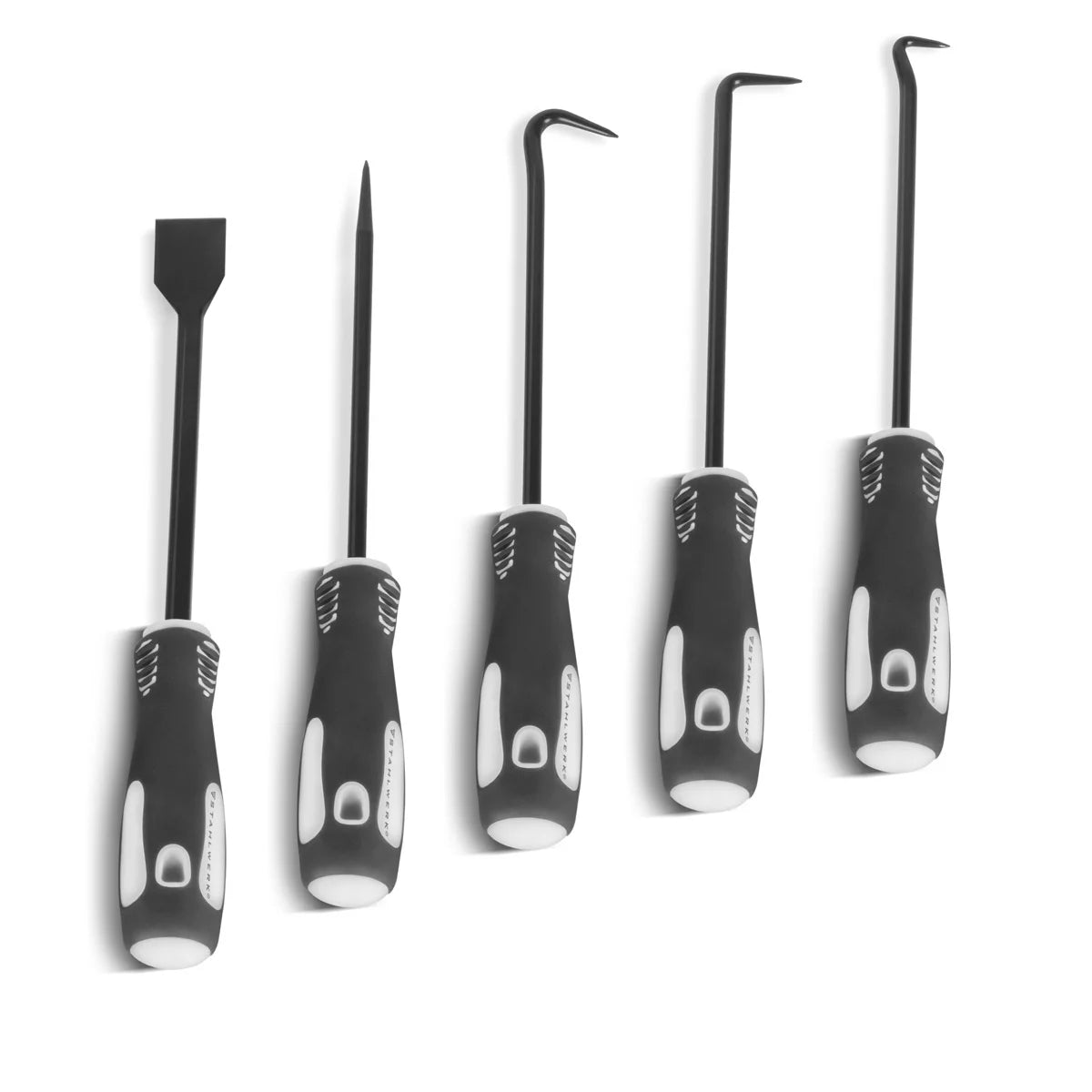 STAHLWERK hook tool set 12 pieces | Hook set | Needle hook | Sealing hook | Car Pick Set | Precision hook | Magnetic Telescope | O-ring tool for removing and inserting seals