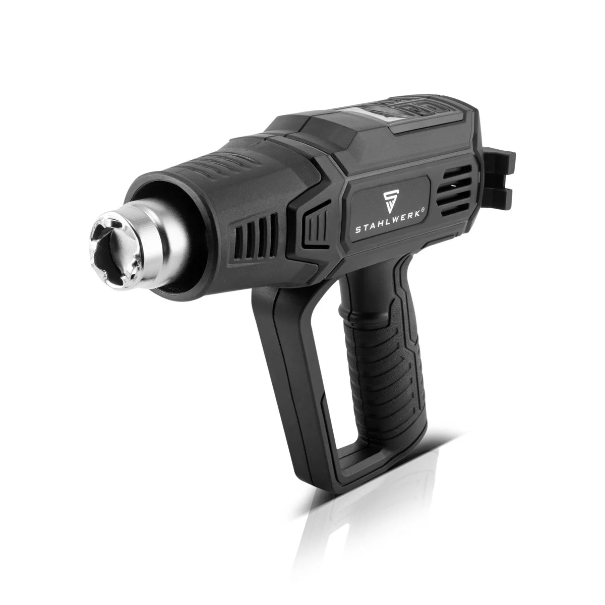STAHLWERK HP-2000 PRO 2,000 watt hot air gun and hot air dryer up to 600 degrees with LED display and digital control | Hot air blower for welding, soldering, shrinking