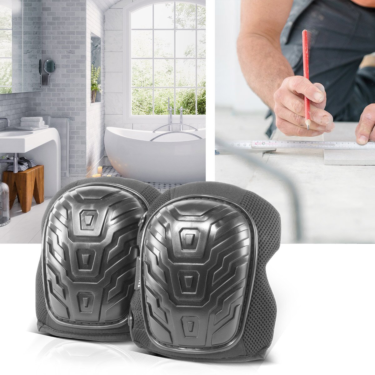 Le ginocchiere / ginocchiere / ginocchiere professionali STAHLWERK mantengono la loro forma, sono altamente durevoli e resistenti all'abrasione con un elevato livello di comfort