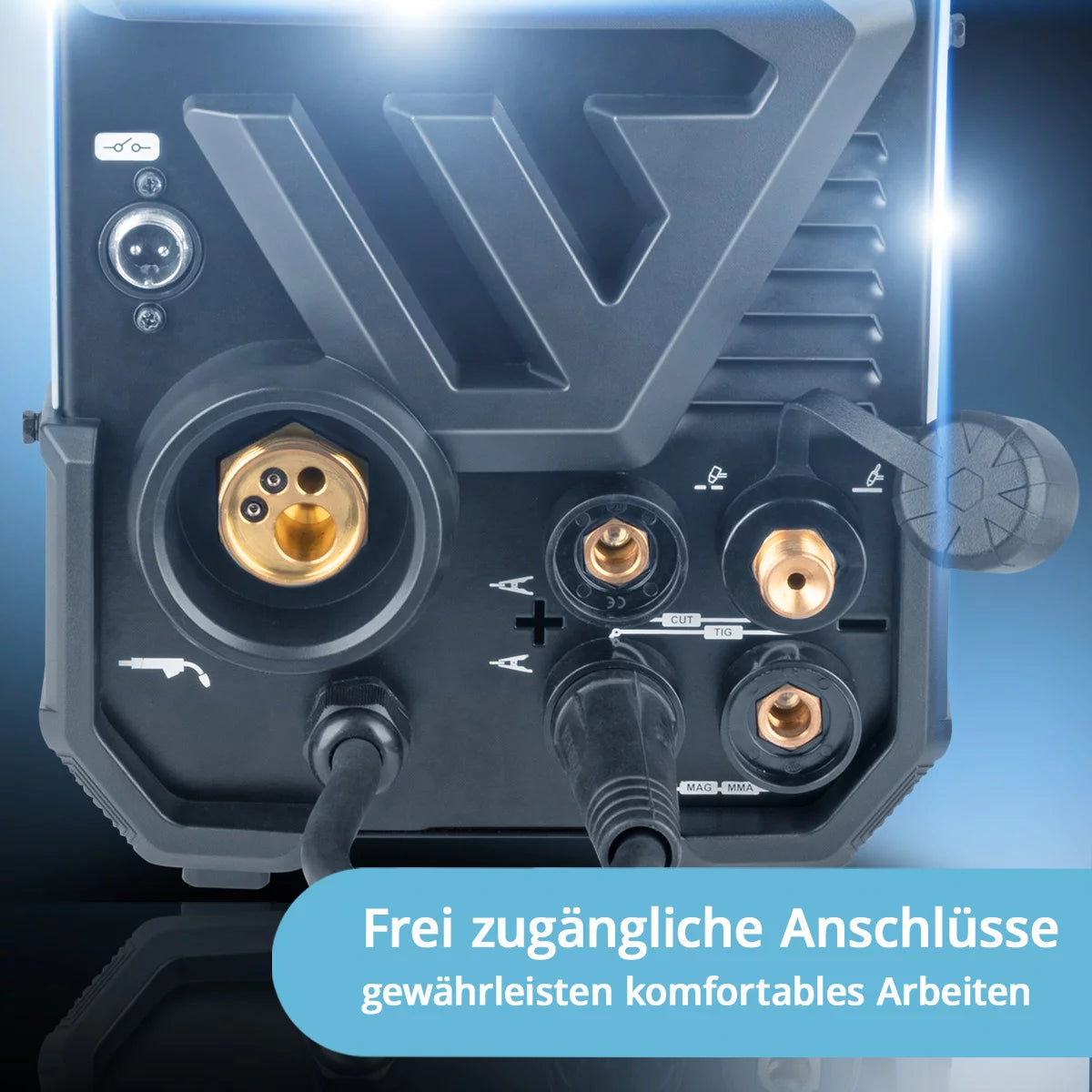 STAHLWERK welding machine CTM-416 Puls Pro 6-in-1 inert gas welding machine | Inverter with 160 A, pulse function for aluminum and 40 A plasma cutter CUT | TIG | MIG MAG | PULSE | MMA | FLUX