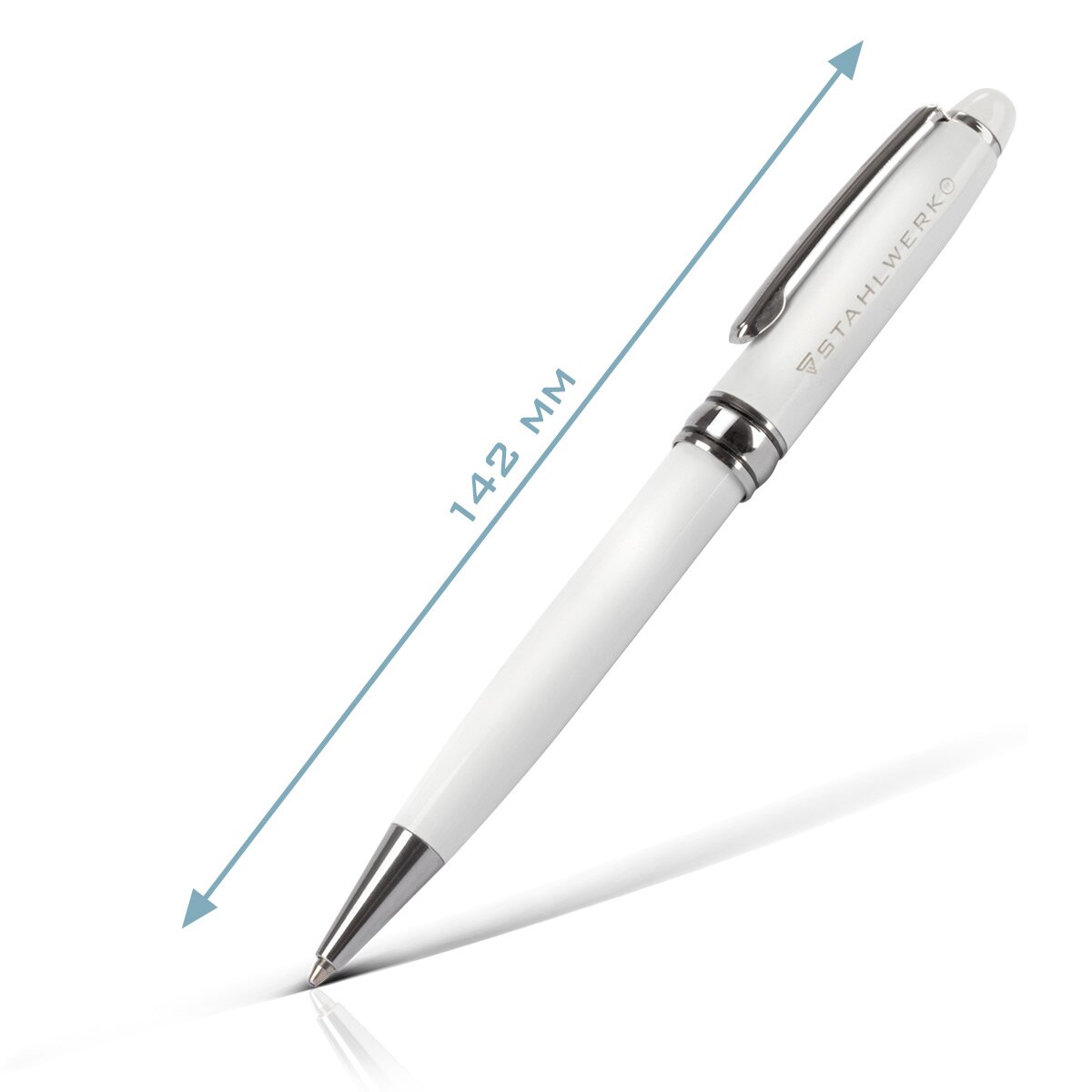 Stylo à bille STAHLWERK avec gravure stylo à bille premium | Stylo | Coolie | Instrument d'écriture avec clip de maintien et emballage cadeau élégant