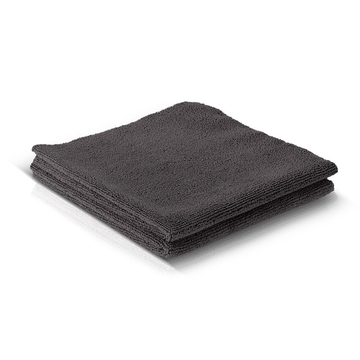 STAHLWERK set di 10 asciugamani in microfibra 40 x 40 cm 300 g/m² asciugamani asciutti | Panno per la pulizia | Panno per lucidare | panno per la pulizia | Panno per la cura | Panno in microfibra | nero