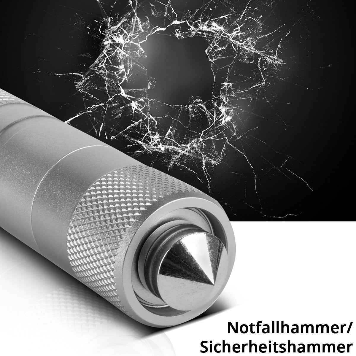 STAHLWERK Multitool / Multifunktionswerkzeug / Outdoor Survival Kit mit Klappspaten, Multifunktions-Messer, Säge, Notfallhammer und Signalpfeife mit Feuerstahl