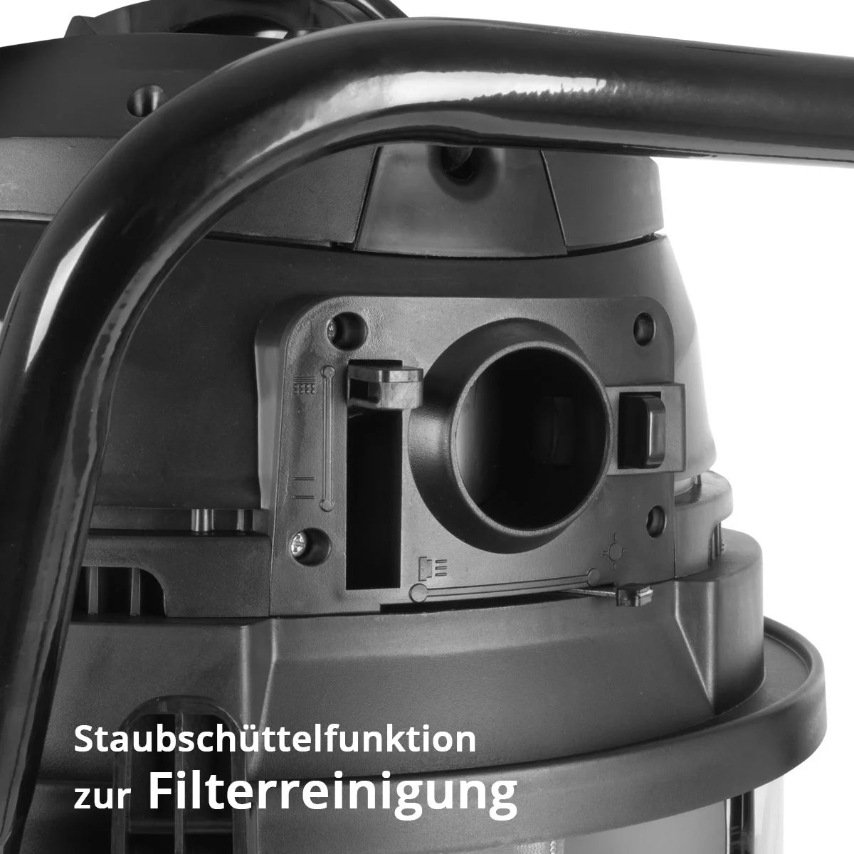 STAHLWERK wet and dry vacuum cleaner VCL-1400 ST | 1400 W industrial vacuum cleaner with 60 L metal container | Blowing and dust shaking function, safety shutdown | Powerful workshop vacuum with accessories