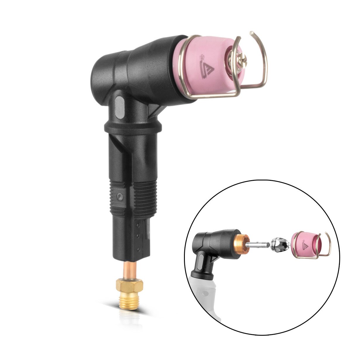 Tête de torche de découpe plasma STAHLWERK P-60 pour torche de découpe plasma CUT | Torche à plasma | Chalumeau coupant | Paquet de tubes à plasma