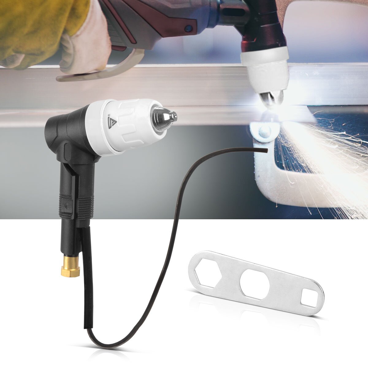 Tête de torche de découpe plasma STAHLWERK P-80 pour torche de découpe plasma CUT | Torche à plasma | Chalumeau coupant | Paquet de tubes à plasma