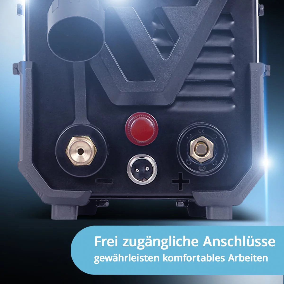 STAHLWERK Plasmaschneider CUT 50 P | 45 A Inverter-Plasmaschneider | HF-Pilotzündung | Digitalanzeige | Schneidleistung bis 15 mm | Smart-Kühlung