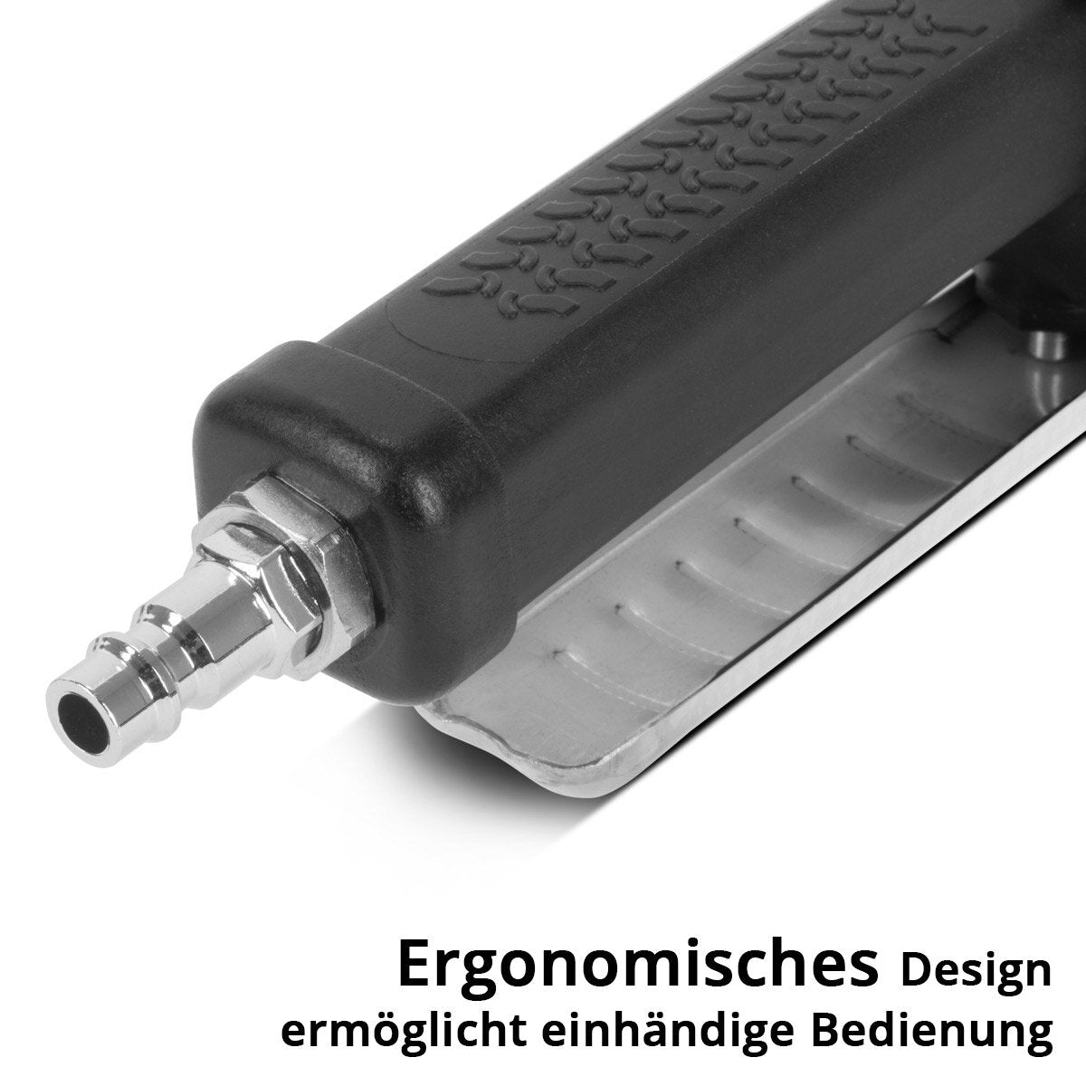 Pistola per gonfiaggio pneumatici digitale STAHLWERK DRP-18 ST | Gonfiatore per pneumatici ad aria compressa con manometro digitale | Manometro digitale per pneumatici per auto, camion, moto, biciclette | Campo di misura 0-18 Bar / 0-255 PSI