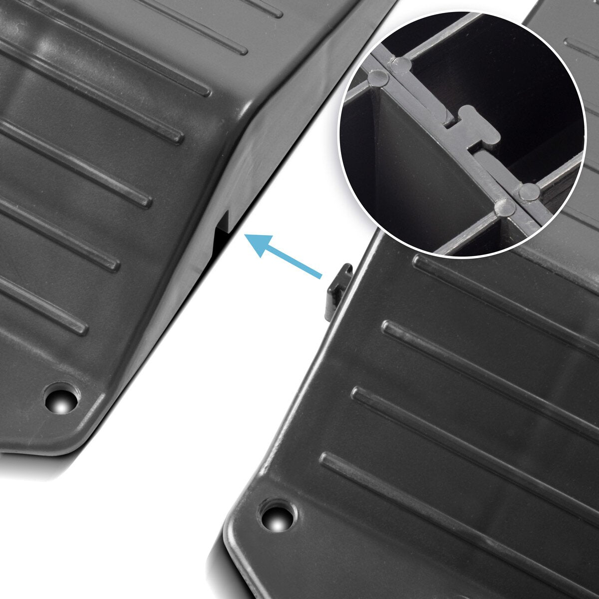 Plaques de base de protection de pneu STAHLWERK GT-18 ST, jeu de 4 avec support de pneu d'une capacité de charge de 2,7 t | Chaussures à pneus | pierre d'achoppement | Cale de roue pour voitures, camping-cars, camping-cars, caravanes ou caravanes