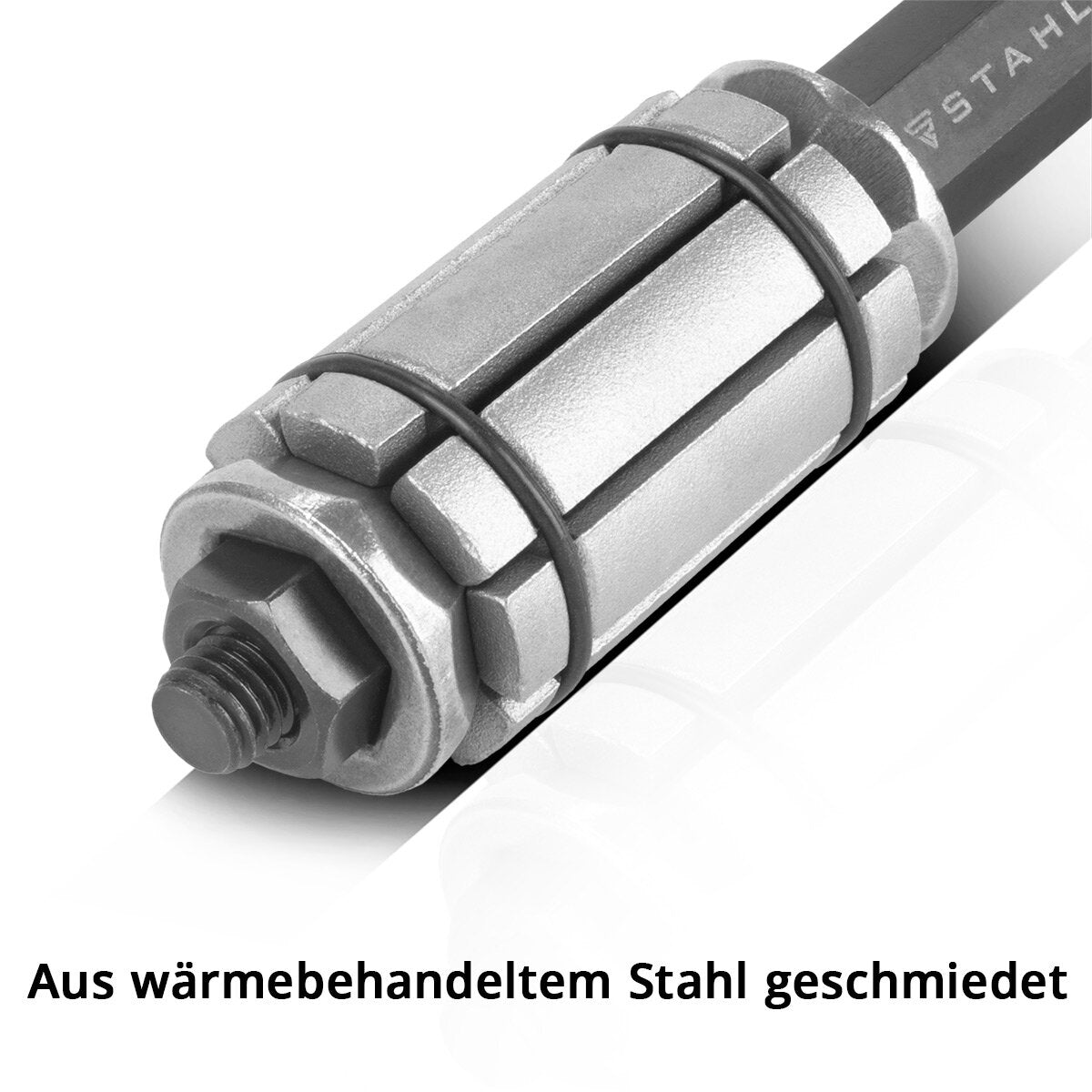 STAHLWERK pipe expander set 29-89 mm 3-piece exhaust pipe expander set | Pipe expander | Exhaust pipe former | Pipe spreader | Automotive tool for exhaust systems