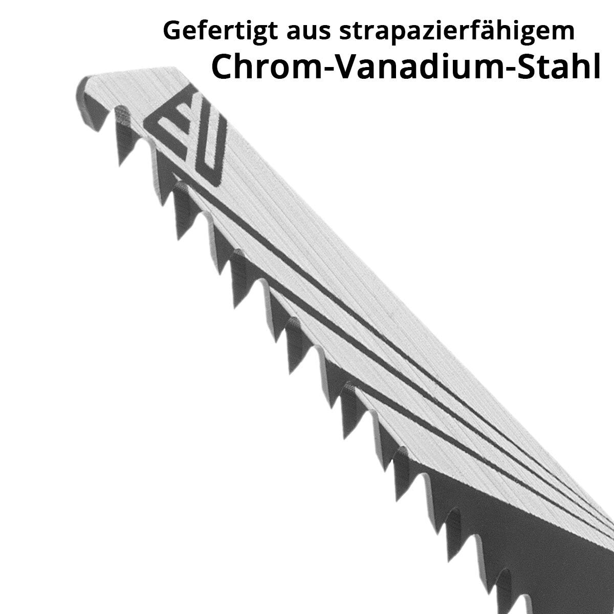 Jeu de 2 lames de scie à bois STAHLWERK 150 x 19 x 1,2 mm lames de scie alternative longue durée | Lames de scie alternative avec support 1/2 pouce et 6 TPI pour scies alternatives | Scies alternatives | Puzzles