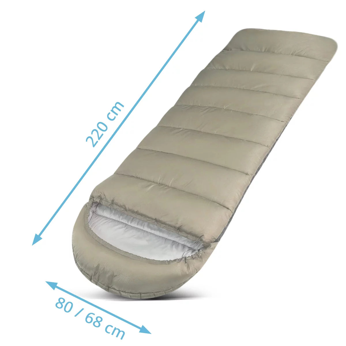 STAHLWERK Schlafsack SB-600 ST Leichter Outdoorschlafsack bis 5°C | Füllung 330g/m2 | Campingschlafsack | Mumienschlafsack | Reiseschlafsack | Trekking- und Wanderschlafsack