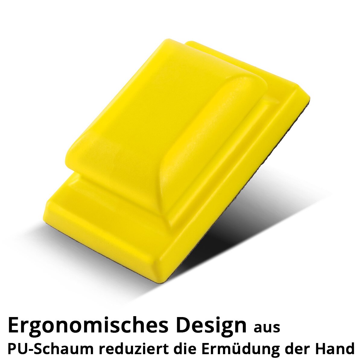 STAHLWERK hand sanding block set with P80 | P100 | P120 | P150 | P180 | P240 | P320 grit sanding block | Abrasive sponge | Hand sander made of PU foam with Velcro abrasive 70 x 115 mm