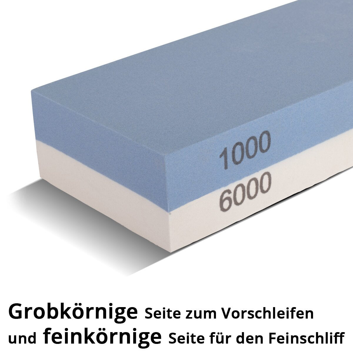 Set di mole STAHLWERK con 1000 | Pietra per affilare 2 in 1 a doppia faccia grana 6000 | pietra per affilare | pietra per affilare | Affilacoltelli con binario di guida e base antiscivolo