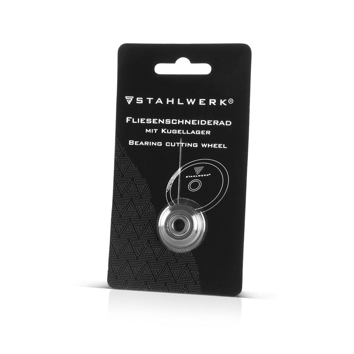 STAHLWERK Universal Fliesenschneidrad 22 x 6 x 6 mm mit 14 mm Schneidleistung für Fliesenschneider, Premium Schneidrad mit Kugellager zum präzisen Schneiden von Keramikfliesen