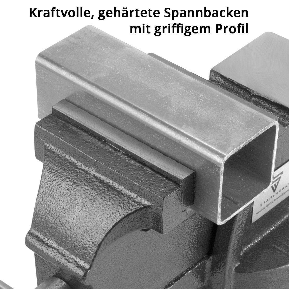Étau STAHLWERK BV-150 ST en fonte avec portée de 150 mm, étau machine | Etau d'établi | Dispositif de serrage | Etau parallèle | Etau de table avec enclume