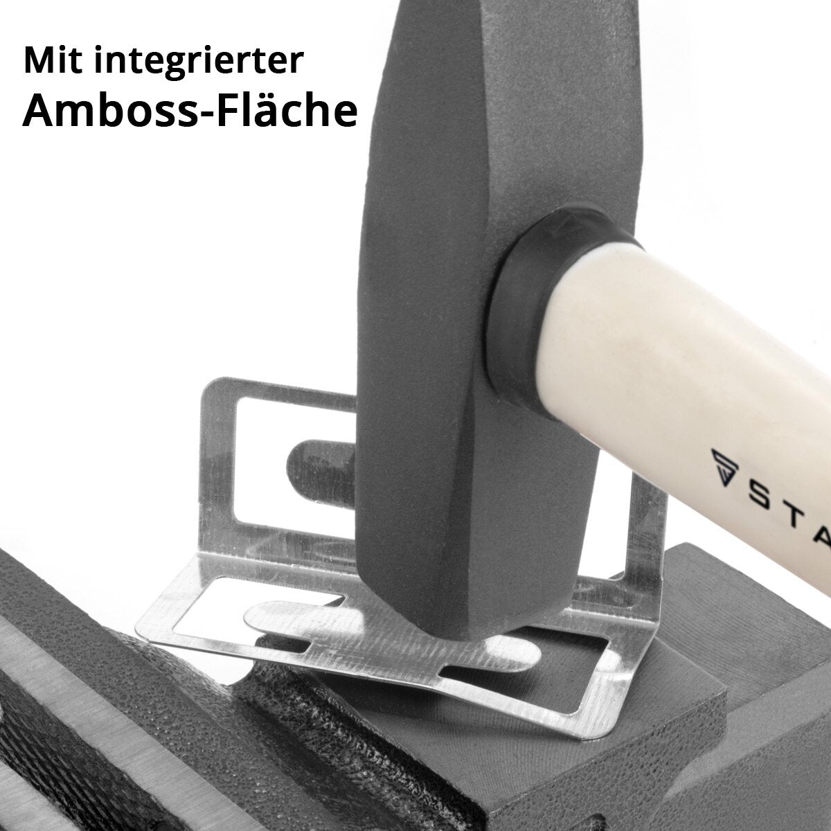 Étau STAHLWERK BV-150 ST en fonte avec portée de 150 mm, étau machine | Etau d'établi | Dispositif de serrage | Etau parallèle | Etau de table avec enclume