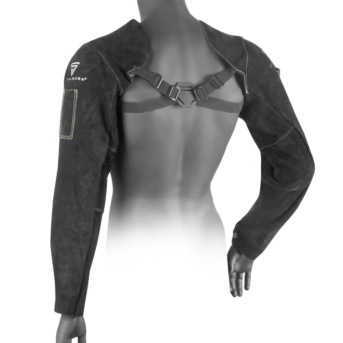 STAHLWERK welding sleeves | Welder's gauntlets | | Welding arm protection | Welding protective clothing with straps made of high-quality split leather for welding and plasma cutting