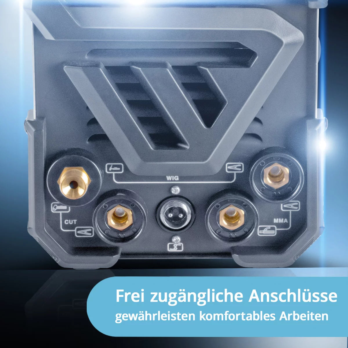 STAHLWERK 3 in 1 Kombi-Schweißgerät CT 550 ST IGBT mit Elektroden- und Plasma-Funktion / DC WIG MMA Schweißgerät mit Plasmaschneider bis 12mm, 200 Ampere WIG/MMA + 50 A  CUT
