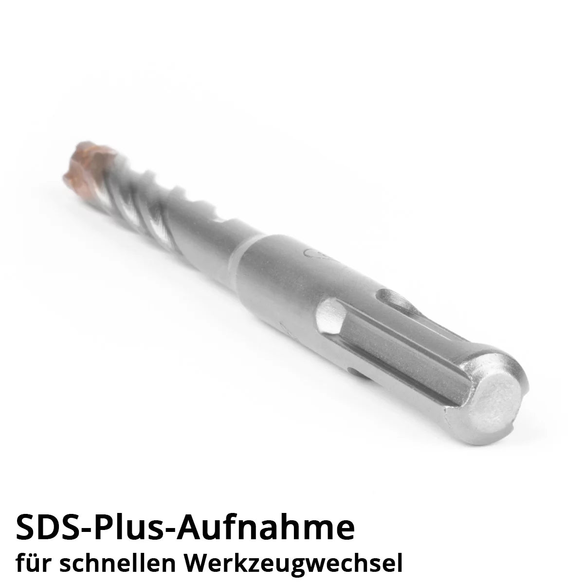 STAHLWERK SDS-Plus-Bohrer 8-teiliges Set mit Box | Durchmesser 5-12 mm | Kreuzschneide und Doppelwendel | Längen 110-160 mm | Steinbohrer und Betonbohrer für SDS-Plus Aufnahme 10 mm | Stark und präzise