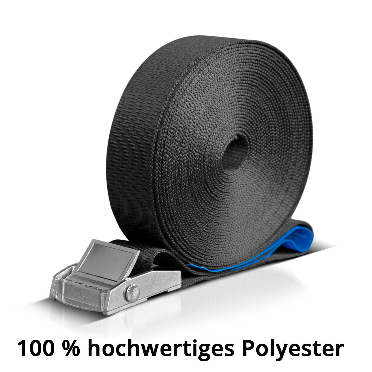 STAHLWERK Spanngurt 8er Set 8 m x 25 mm LC 250 daN Befestigungsriemen | Zurrgurt mit Klemmschloss TÜV/GS geprüft
