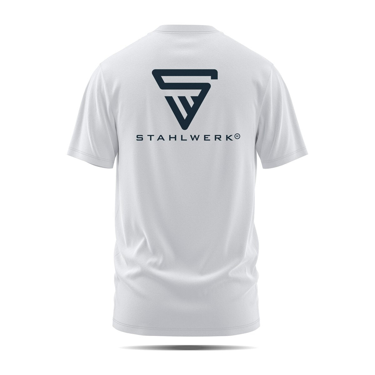 STAHLWERK T-Shirt Größe M Kurzarm-Hemd mit Logo-Print aus 100% Baumwolle