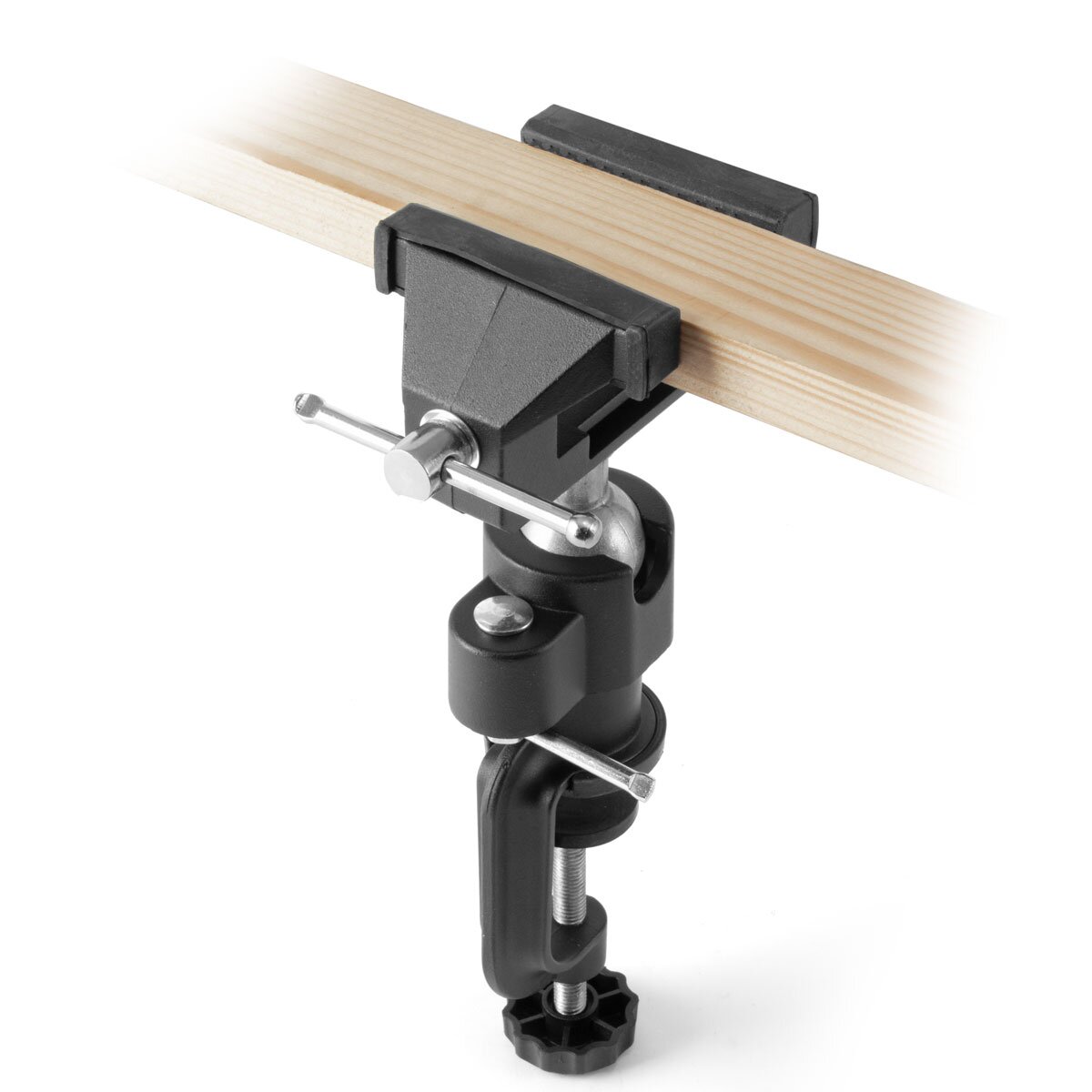 STAHLWERK TS-50 ST Stable table vice with ball joint can be used in model making for workpieces made of metal, wood and plastic