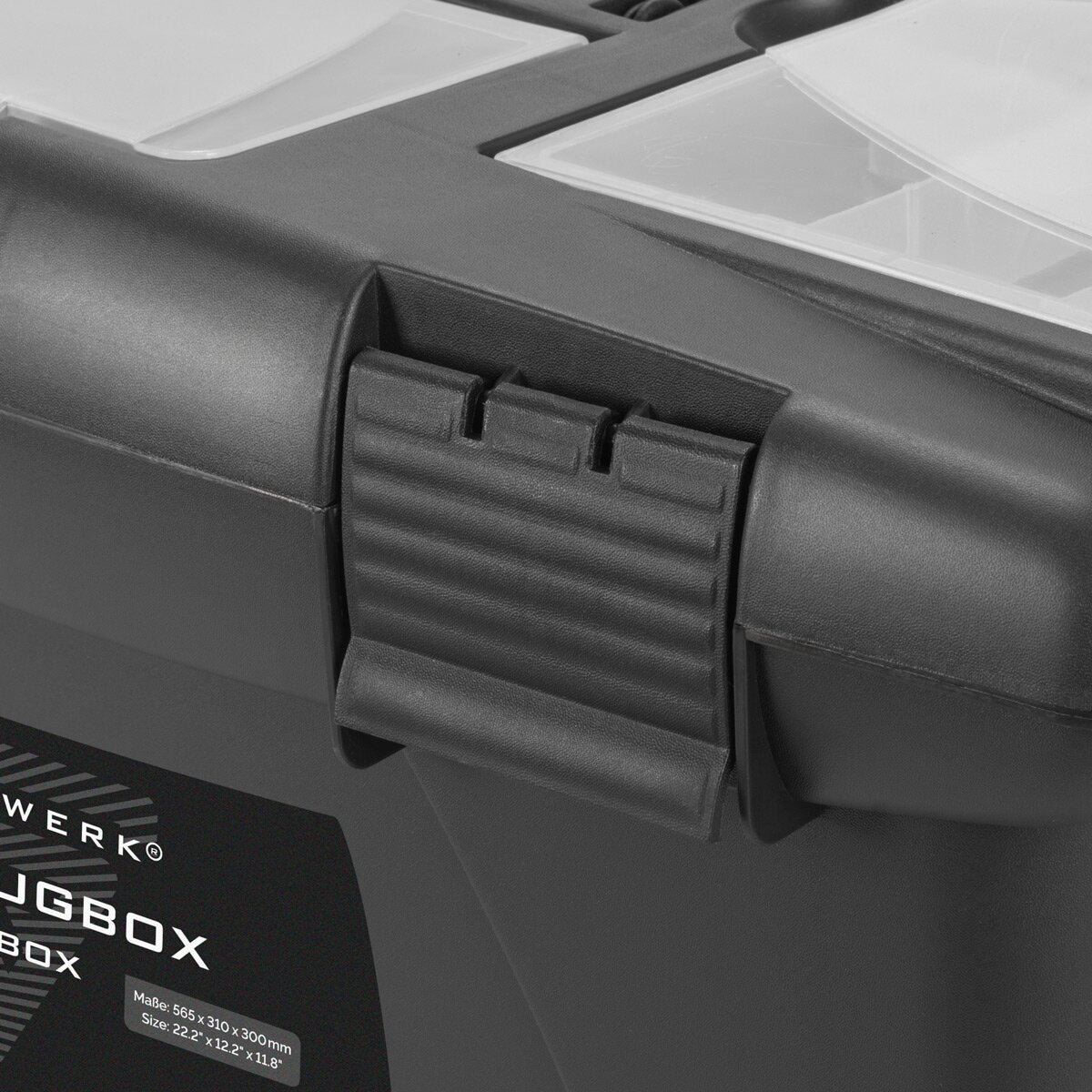 STAHLWERK Toolbox Set mit 5 leeren Werkzeugkisten | Werkzeugbox | Werkzeugkoffer | Werkzeugkasten | Werkzeug-Organizer | 5 in 1 Modul-System mit integrierten Sortimentsboxen