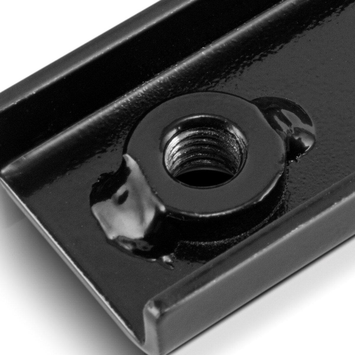 STAHLWERK variable stop with mounting magnet - universal fastening solution / fixing aid for welding tables with hole system D16
