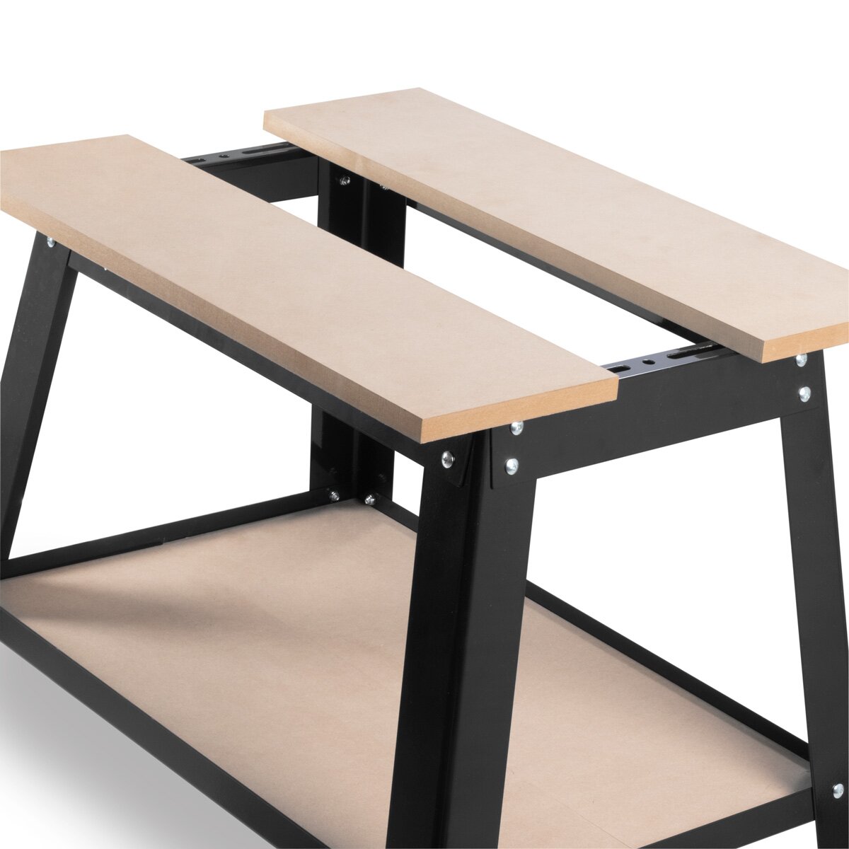 Support de machine universel STAHLWERK UM-10 ST avec capacité de charge de 225 kg Table de machine réglable 82 x 58 x 82 cm | Base de machines | Table de travail | Établi | Table d'atelier