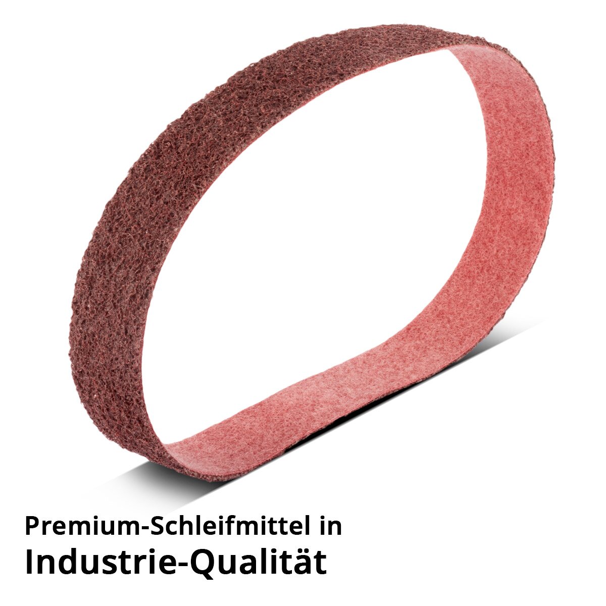 STAHLWERK abrasive fleece medium grain 40 x 760 mm sanding belt | Non-woven tapes | Polishing fleece | Universal sanding belts | Abrasives for pipe belt grinders, belt sanders and sanders