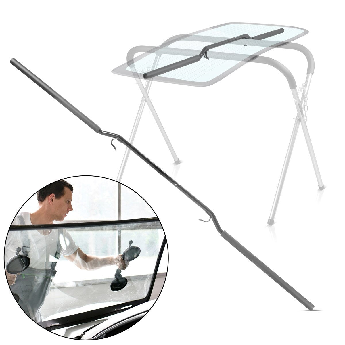 STAHLWERK extensión regulable VTA-200 ST con capacidad de carga de 90 kg para puestos de pintura de vehículos | Caballete de disco | Soporte de pintura | Soporte de montaje | Caballete de trabajo | X-Bock | Soporte para parabrisas