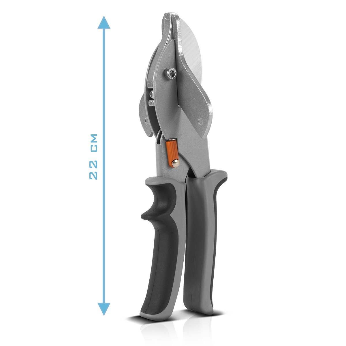 STAHLWERK miter cutter | miter scissors | Multi angle scissors | Trunking scissors for cutting vinyl, PVC, rubber and much more. | Adjustable angle 30° | 45° | 90°