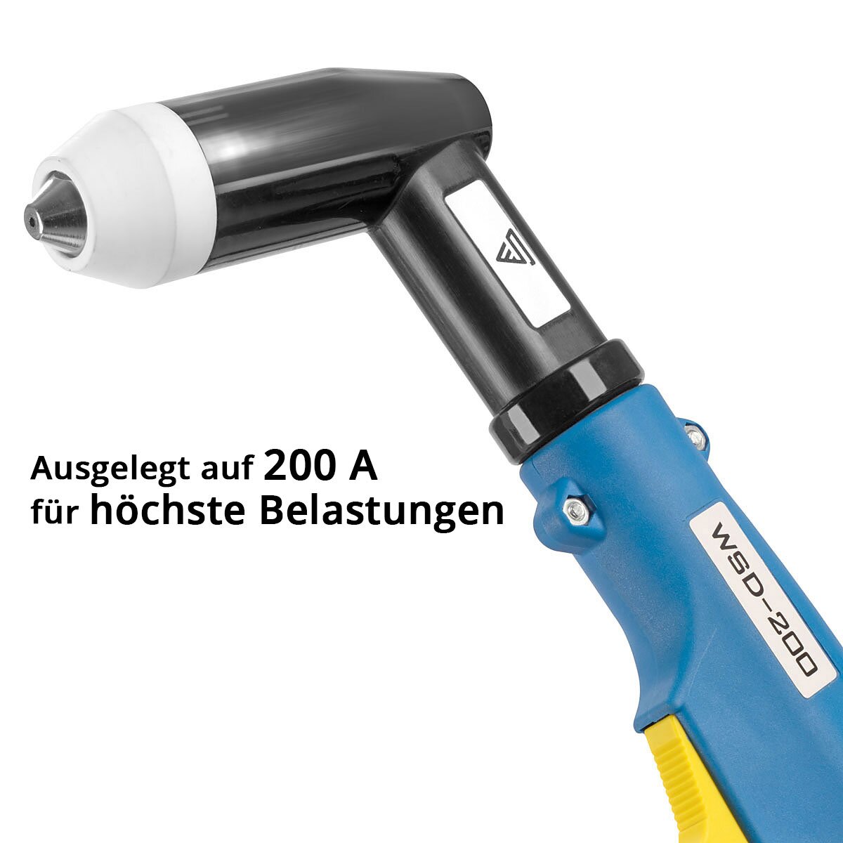 Torche de découpe plasma refroidie à l'eau STAHLWERK WSD-200 jusqu'à 200 A Torche de découpe CUT | Torche à plasma avec paquet de tuyaux de 5 m et entretoise séparée, y compris refroidisseur d'eau de 370 W et réservoir de 6 L