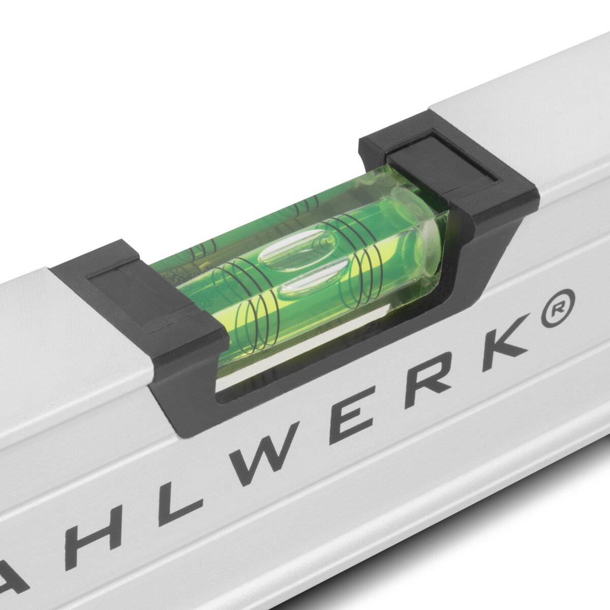 STAHLWERK Wasserwaage W-1000 ST aus Aluminium mit 1000 mm Länge magnetische Richtwaage | Magnet-Wasserwaage | Aluminium-Wasserwaage