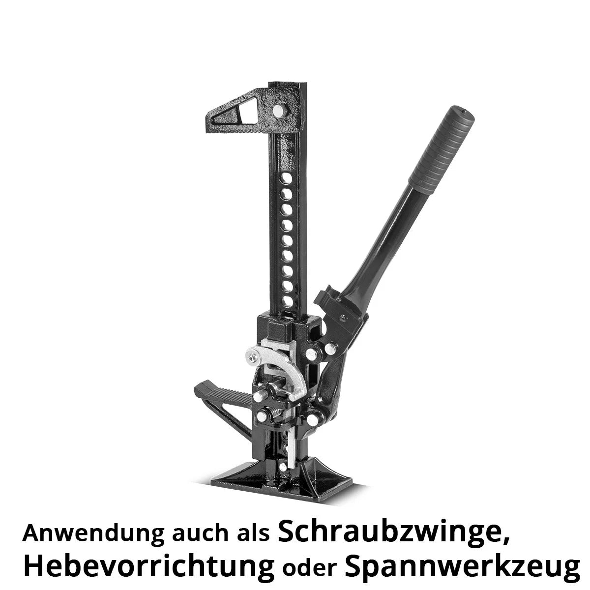 STAHLWERK rack jack 20" with 3 t load capacity and 13-33 cm lifting height Farm-Jack | Heavy-duty car jack | Rack winch | Stock winch | Off-road car jack | High-lift jack | All-purpose jack