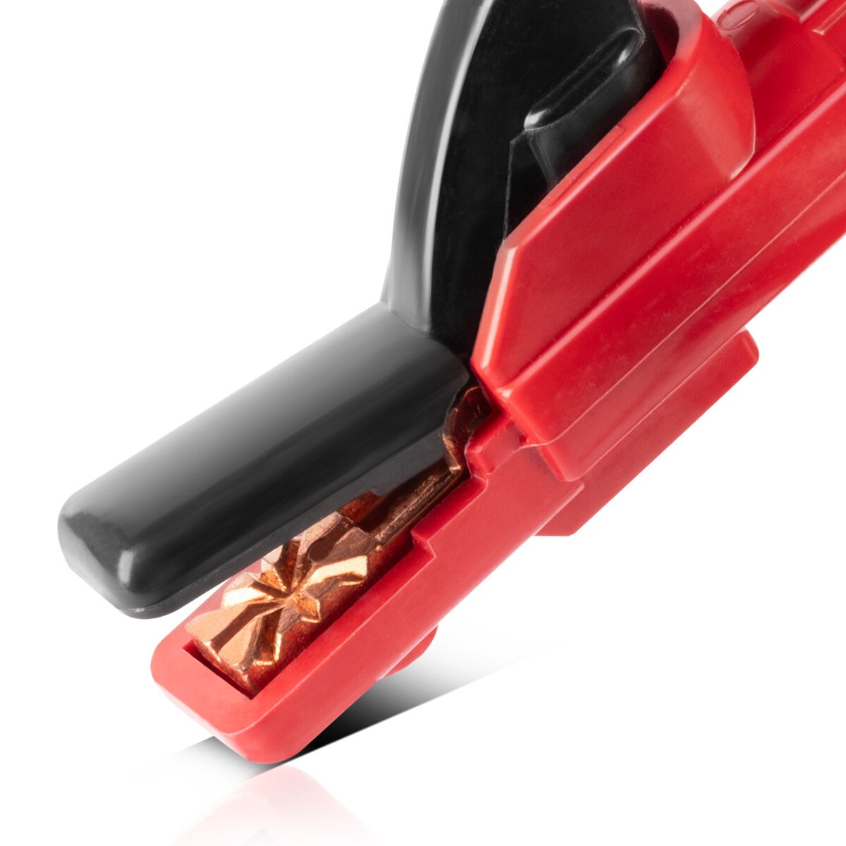 STEEL PLANT MMA | ARC electrode holder up to 200 A welding gun | Electrode forceps | Electrode clamp for welding machines including 8 m welding cable made of pure copper with 25 mm² and 9 mm plug