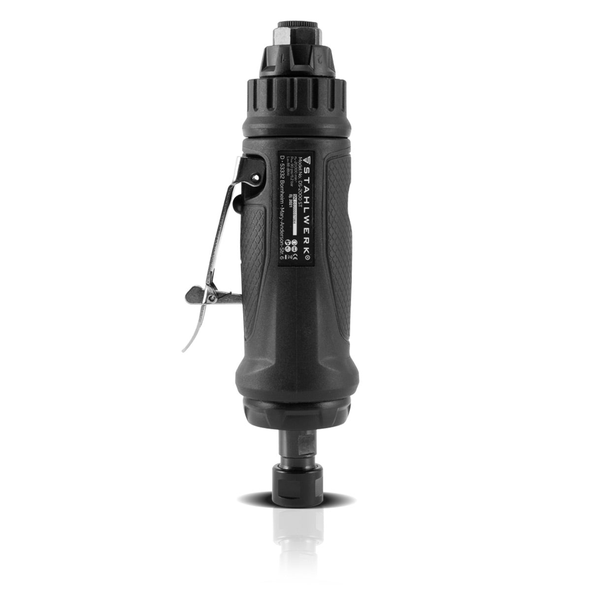STAHLWERK DS-2000 ST Professioneller Druckluft-Stabschleifer und Mehrzweckschleifer zum Polieren, Fräsen, Gravieren und Schleifen