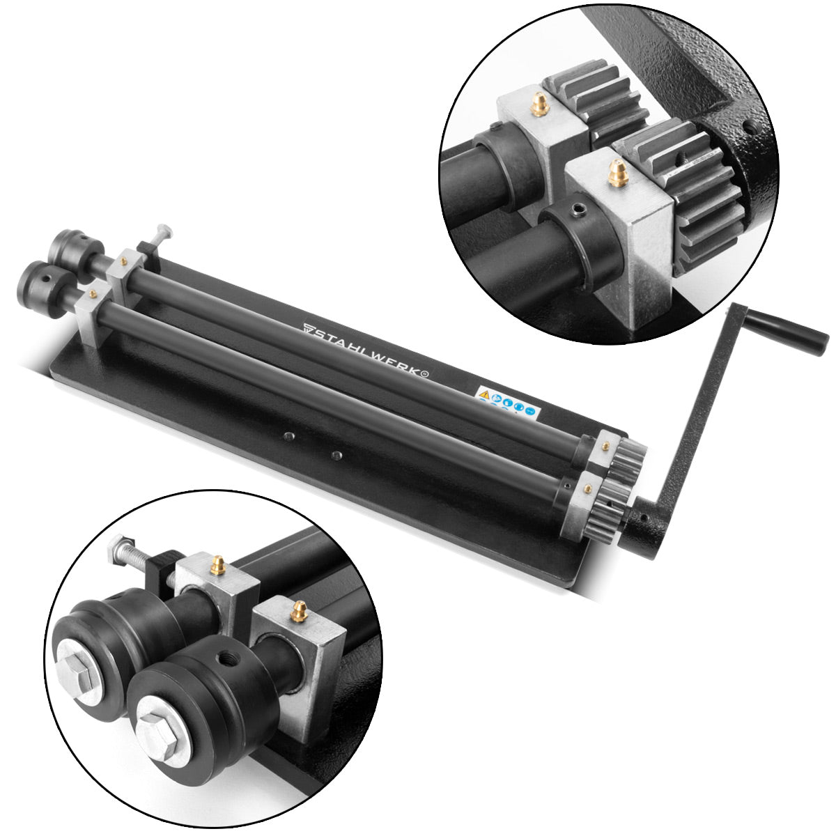 STAHLWERK RM-1463 ST flaring and beading machine for material thicknesses up to 1.2 mm with 6 round tools