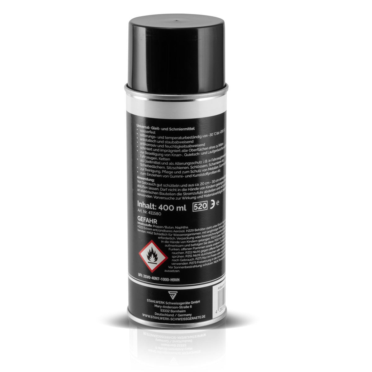 STAHLWERK Silicone Spray Multifunctional lubricating and maintenance oil Multifunctional spray for household, industry and workshop