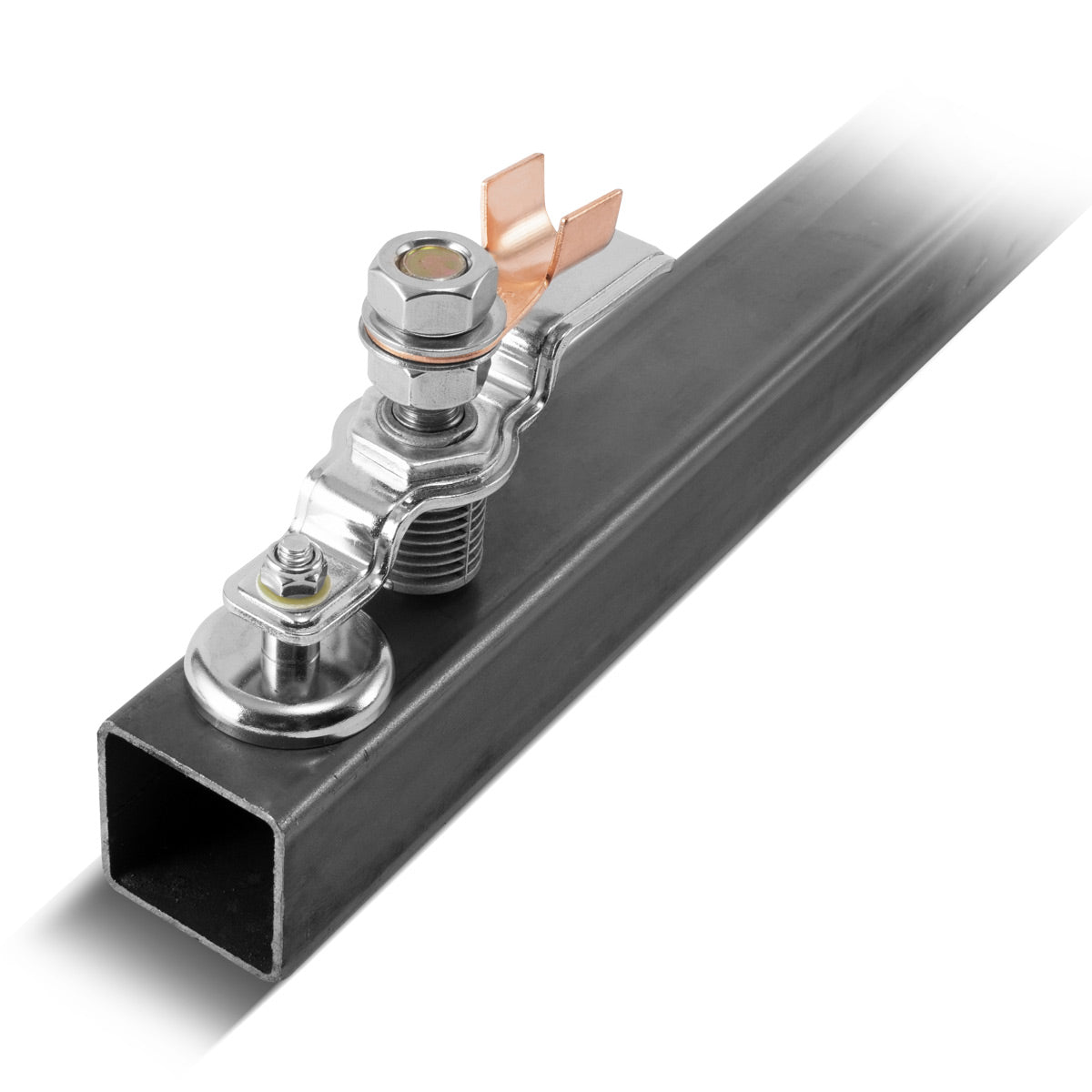 Pince de terre magnétique STAHLWERK EC-200 ST / pince de terre / aimant de terre pour machines à souder et coupeurs plasma jusqu'à 200 A