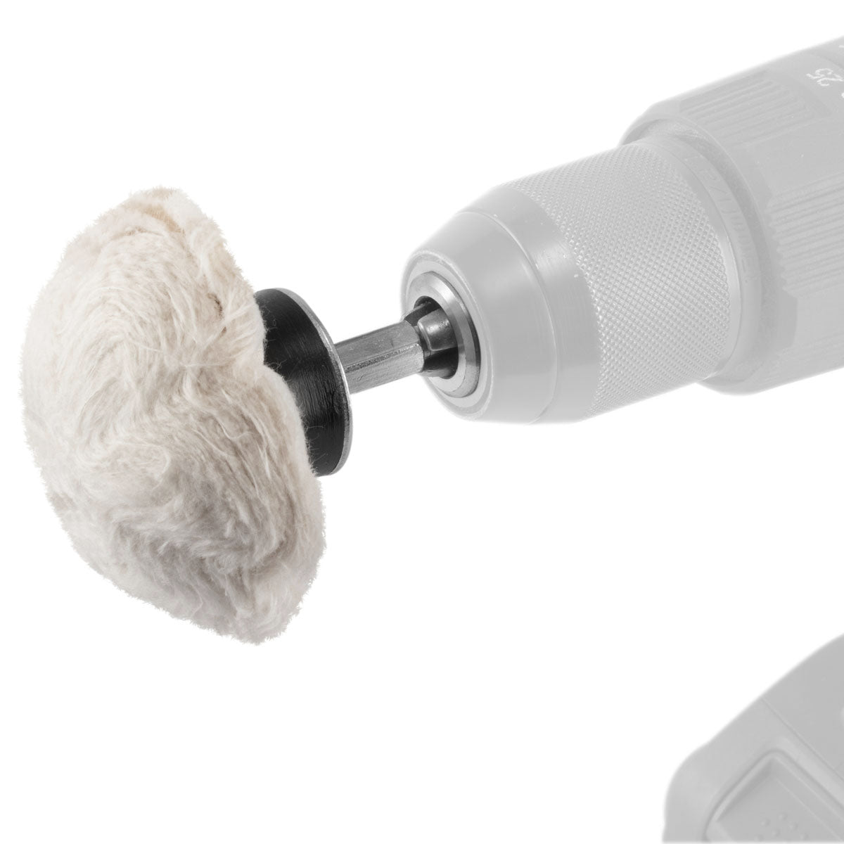 STAHLWERK 6er Set Universal-Polierköpfe PS-6 ST für Akku- und Elektrobohrer aus hochwertigem Flanell für Polierarbeiten an Metall, Stein, Holz, Glas und Kunststoff